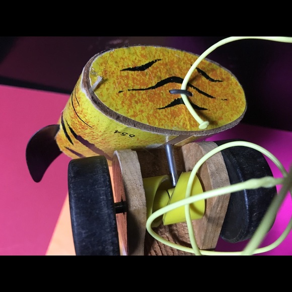 FISHER PRICE 60”s Tawny Tiger Pull Toy #654 - Picture 15 of 16